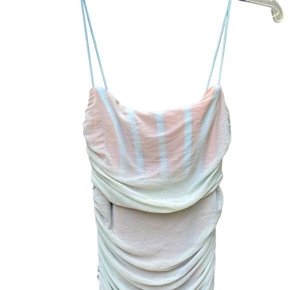 Nookie Bodycon Mini Dress Baby Blue Size Large - Picture 2 of 6